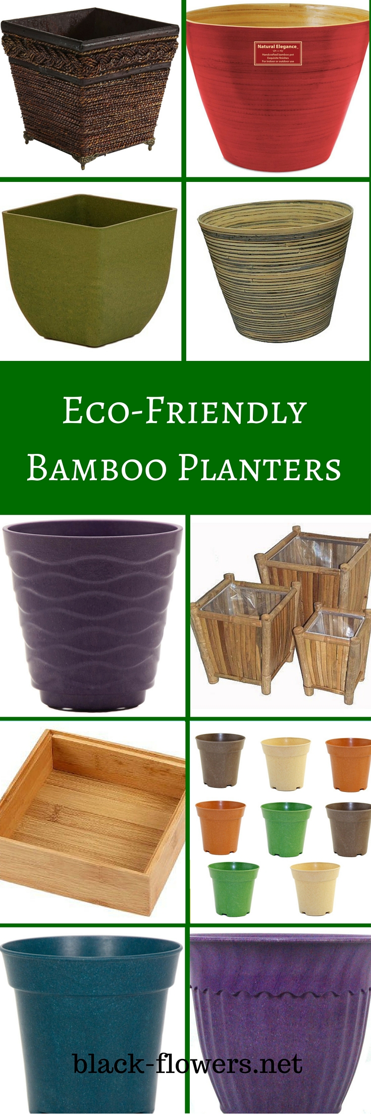 Eco-Friendly Bamboo Planters