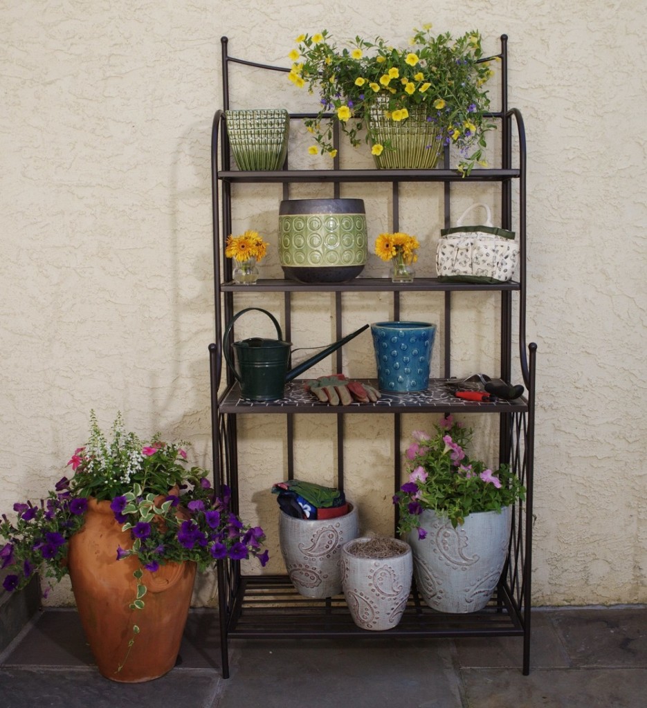 Wrought Iron Bakers Rack