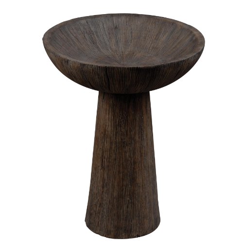 Kenroy Home Forest Bird Bath, Driftwood Finish
