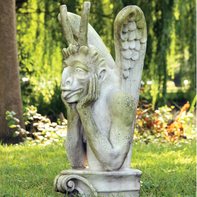 Gargoyles Spitting Statue