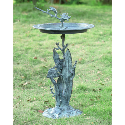 Turtle and Fish Sundial/Birdbath