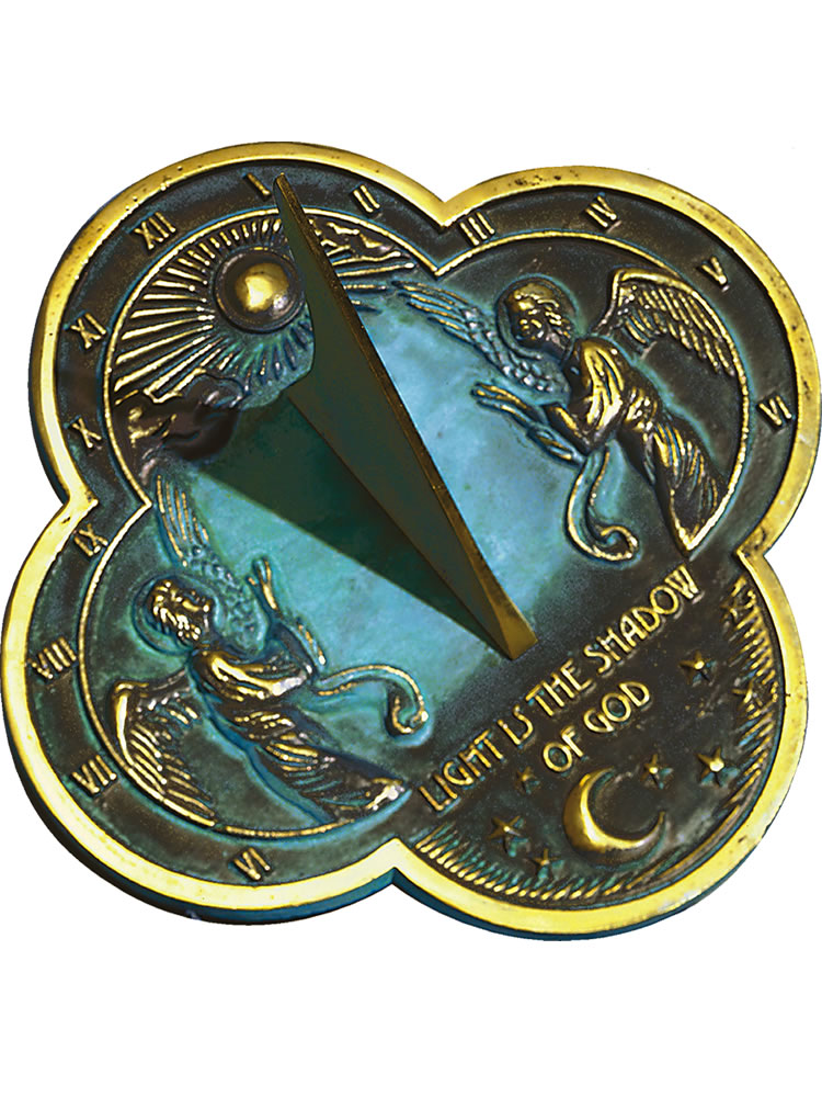 Brass Angel Sundial